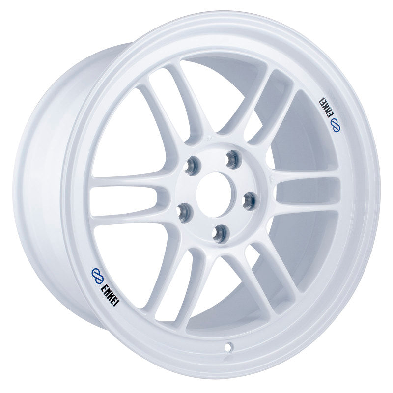 Enkei RPF1 18x9.5 5x114.3 38mm Offset 73mm Center Bore Vanquish White Wheel (Special Order/ MOQ 40*) - 0