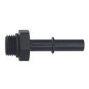 DeatschWerks 6AN ORB Male to 5/16in Male EFI Quick Connect Adapter - Anodized Matte Black-3