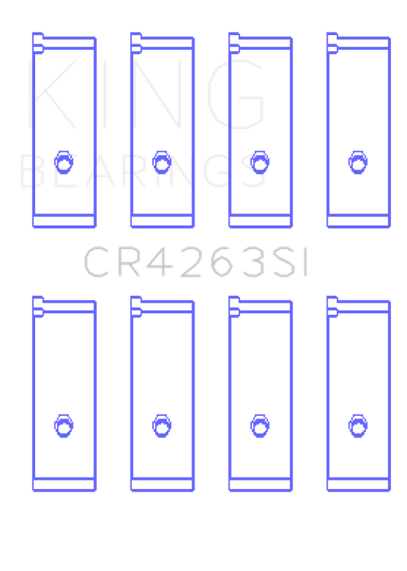 King Engine Bearings Toyota 1ZZ-FE Rod Bearing Set - Size +.25mm
