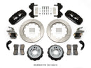 Wilwood AERO4 / MC4 Rear Kit 14.00 Currie Pro-Tour Unit Bearing Floater-2