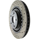 StopTech Sport Drilled & Slotted Rotor - Front Left-4