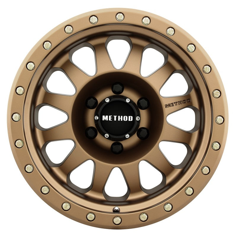 Method MR304 Double Standard 17x8.5 0mm Offset 6x5.5 108mm CB Method Bronze Wheel - 0