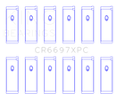 King Engine Bearings Nissan RB25/RB26 24V Coated Performance Rod Bearing Set - Size STDX-2