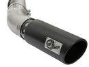 aFe LARGE BORE HD 5in 409-SS DPF-Back Exhaust w/Black Tip 2017 GM Duramax V8-6.6L (td) L5P-6