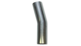 Vibrant 2.5in O.D. T304 SS 15 deg Mandrel Bend 5in x 5in leg lengths (3.5in Centerline Radius) - 0