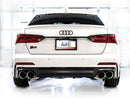 AWE Tuning 19-23 Audi C8 S6/S7 2.9T V6 AWD Touring Edition Exhaust - Chrome Silver Tips-9