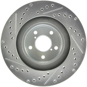 StopTech Select Sport 03-08 Subaru Forester Sport Slotted and Drilled Left Front Rotor - 0