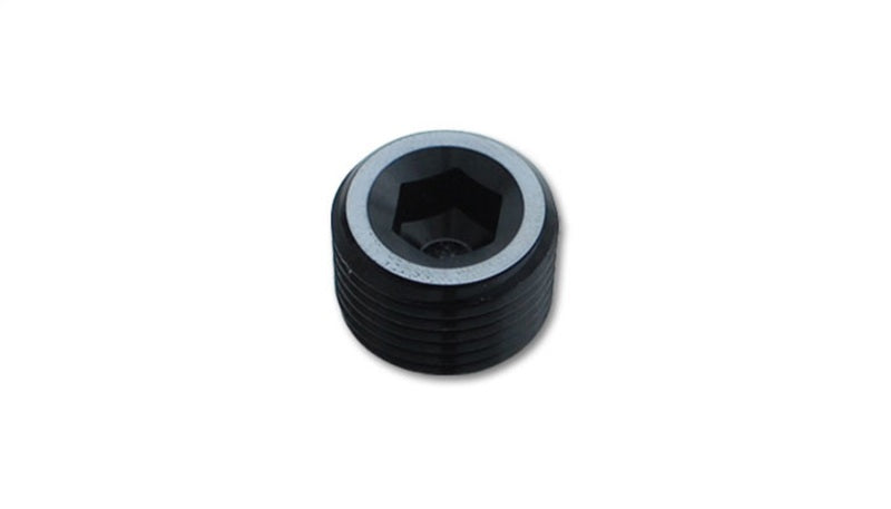 Vibrant 1/4in NPT Socket Pipe Plugs - Aluminum - 0