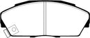 EBC 92-94 Acura Integra 1.7 Vtec Yellowstuff Front Brake Pads-4