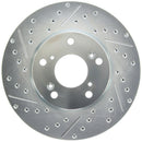 StopTech Select Sport 06-08 Honda Civic GX / 98-02 Accord V7 Slotted and Drilled Right Front Rotor-1