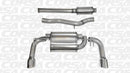 Corsa 2008-2015 Mitsubishi Lancer Evolution X Sedan 2.0L Polished Sport Dual Rear Cat-Back Exhaust-1