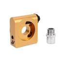 Mishimoto M22 x 1.5 Oil Sandwich Plate w/ Rear-Mounted Thermostat-2