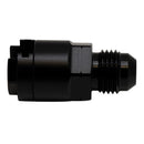 DeatschWerks 6AN Male Flare to 5/16in Female EFI Quick Connect Adapter - Anodized Matte Black-2