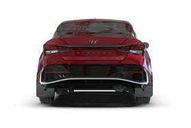 Rally Armor 24-26 Hyundai Elantra Black Mud Flap White Logo - 0