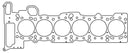 Cometic BMW M54 2.5L/2.8L 85mm .045 inch MLS Head Gasket-6