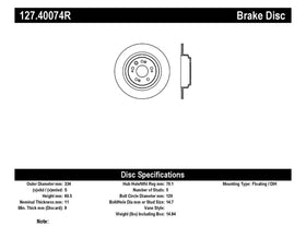 StopTech Slotted & Drilled Sport Brake Rotor - 0
