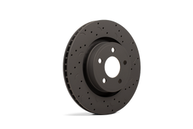 Hawk Talon 2010 Chrysler 300 C RWD / w/Vented Rear Discs Drilled and Slotted Rear Brake Rotor Set - 0