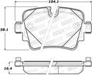 StopTech Street Brake Pads - Front-1