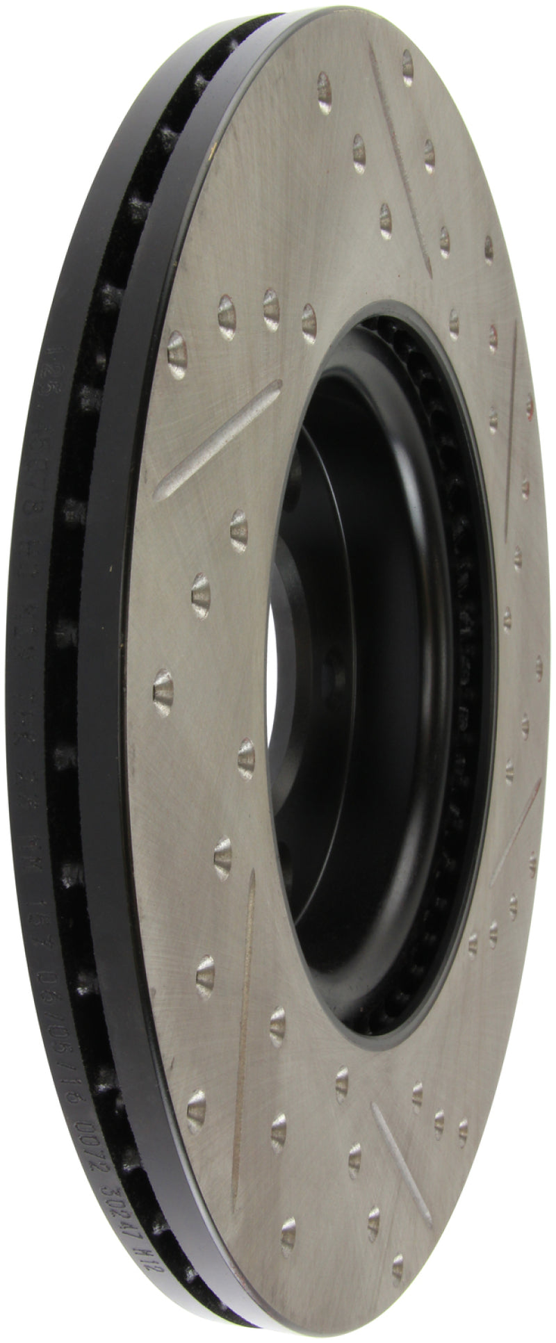 StopTech 07-09 Mazda 3 Right Front Slotted & Drilled Rotors - 0