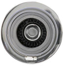 K&N Universal Filter Chrome Round Tapered White - 4in Flange ID x 1.125in Flange Length x 5.5in H-9
