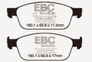EBC 12-18 Ford Focus ST Bluestuff Front Brake Pads-2