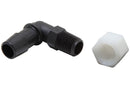 K&N Air Filter Vent Kit - White - 90 Degree Plastic 0.50in Flange 1.75in H 1.75in L-1