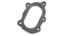 Vibrant GT25R / GT28R Discharge Flange with Oval Outlet (5 Bolt) T304 SS 1/2in Thick-1