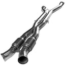 Kooks 97-04 Chevrolet Corvette Base 1-7/8 x 3 Header & Green Catted X-Pipe Kit-5