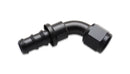 Vibrant Push-On 60 Degree Hose End Elbow FittingSize -6AN-2