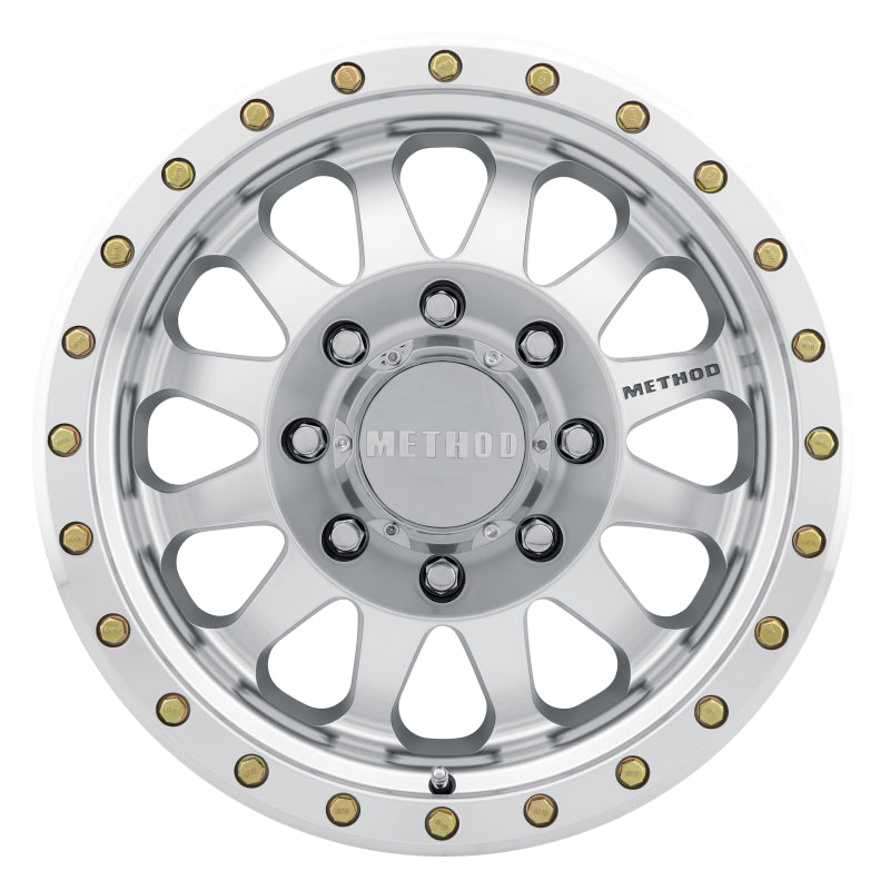 Method MR304 Double Standard 20x10 -18mm Offset 8x6.5 130.81mm CB Machined/Clear Coat Wheel - 0