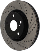 StopTech 07-09 Lexus ES 250/ES 300/ ES330/ES350 SportStop Slotted & Drilled Left Front Rotor-7