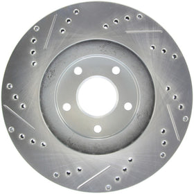 StopTech Select Sport Select Sport Nissan Slotted and Drilled Left Front Rotor - 0