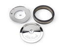 Edelbrock Air Cleaner Pro-Flo Series Round Steel Top Paper Element 10In Dia X 3 5In Chrome-6
