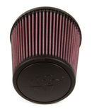 K&N Universal Rubber Filter - Round Tapered 6in Base OD x 3in Flange ID x 6in H-15
