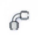 DeatschWerks 8AN Flare Female Swivel 90-Degree to 8AN Flare Female Swivel - Anodized Matte Black-2