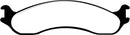 EBC 98-03 Dodge B250 B2500 Cargo 2500 Van 3/4 Ton Yellowstuff Front Brake Pads-3