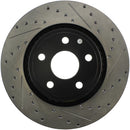 StopTech 11-12 Dodge Durango Sport Drilled & Slotted Front Driver-Side Brake Rotor-2