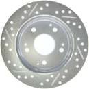 StopTech Select Sport Drilled &amp; Slotted Rotor - Rear Left-2