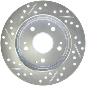 StopTech Select Sport Drilled &amp; Slotted Rotor - Rear Left - 0