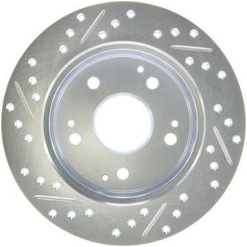 StopTech Select Sport Drilled &amp; Slotted Rotor - Rear Left - 0