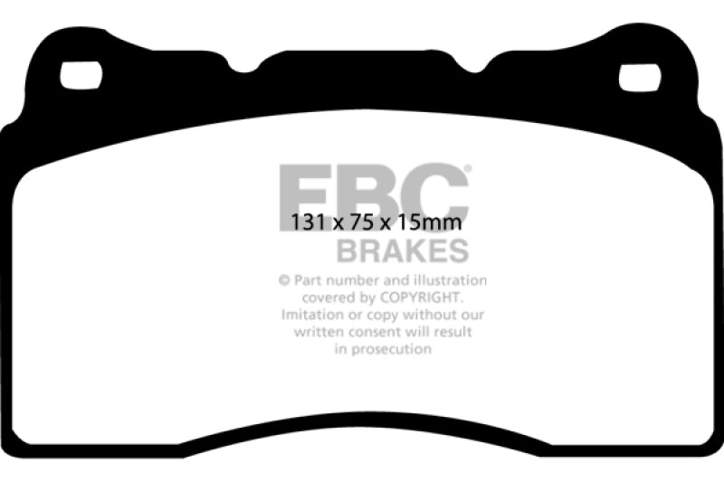 EBC 04-05 Cadillac CTS-V 5.7 Ultimax2 Front Brake Pads - 0