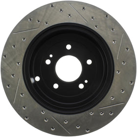 StopTech 10 Hyundai Genesis Coupe w/ Factory Brembo Slotted & Drilled Right Rear Rotor - 0