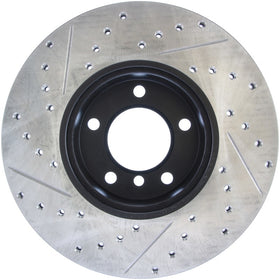 StopTech 9/07-09 BMW 328 Slotted & Drilled Left Front Rotor - 0