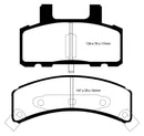 EBC 97-99 Cadillac Deville 4.6 (Rear Drums) Yellowstuff Front Brake Pads-3