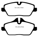 EBC 14+ Mini Hardtop 1.5 Turbo Cooper Yellowstuff Front Brake Pads-5
