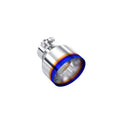 MBRP Univ. T304 Stainless Steel Burnt End Tip 2.5in ID / 5in OD / 6.5in Length Angle Cut Single Wall-2