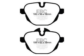 EBC 11+ BMW X3 2.0 Turbo (F25) Redstuff Rear Brake Pads - 0