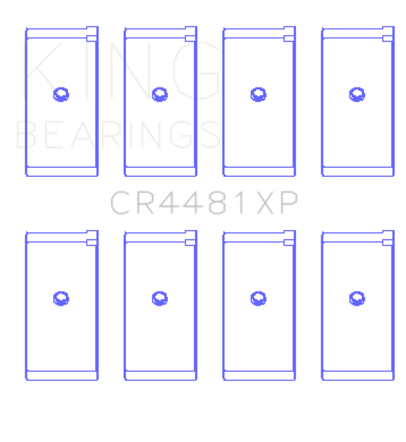 King Engine Bearings Mitsubishi 4G63/4G64 6 Bolt 1st Gen DSM Performance Rod Bearing Set - Size STD