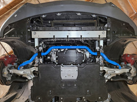 aFe 16-21 Infiniti Q50/Q60 3.0L (tt) Front and Rear Sway Bar Set Blue - 0