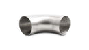 Vibrant 4.0in OD 5.91in Tangent Length T304 SS 90 Deg Mandrel Bend w/Extended Leg Length-2